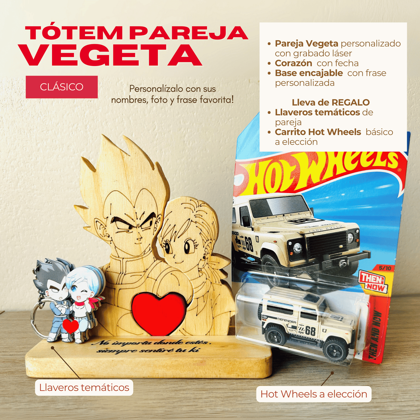 Box Pareja Versión Vegeta PREMIUM