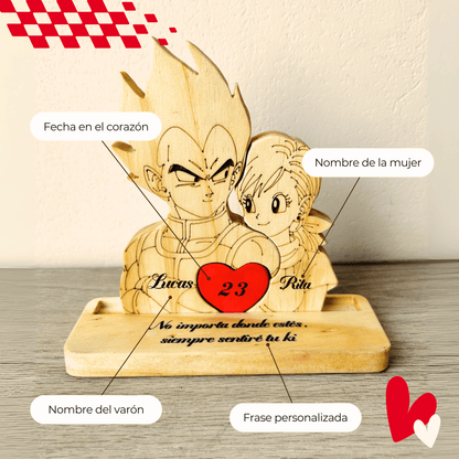 Box Pareja Versión Vegeta PREMIUM