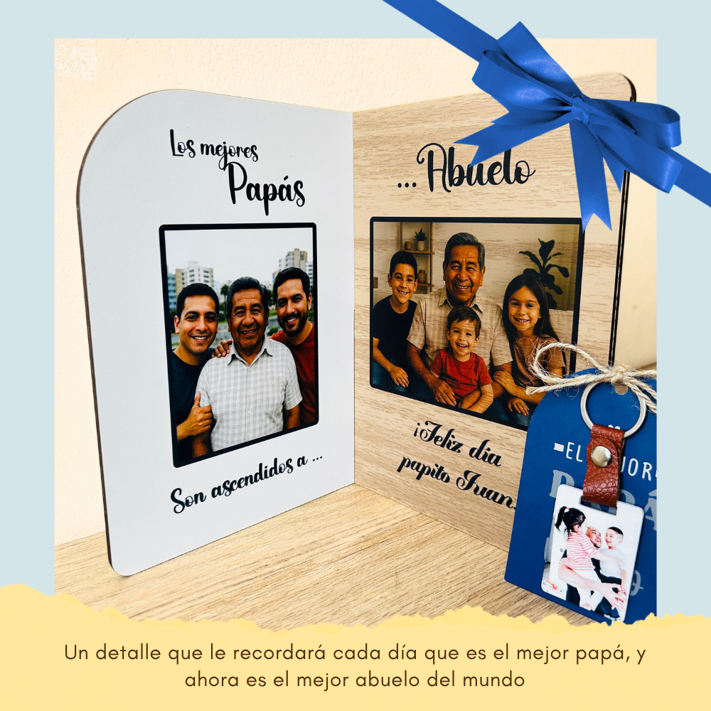 Cuadro Doble Papá Abuelo