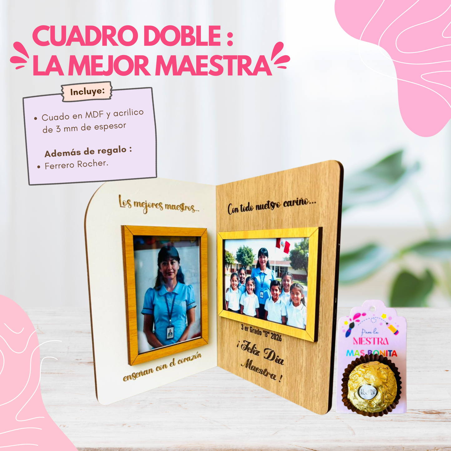 Cuadro Doble : La Mejor Maestra