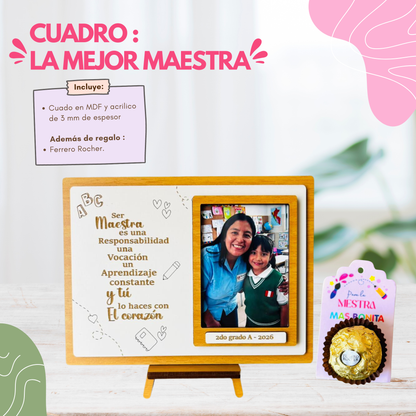 Cuadro La Mejor Maestra