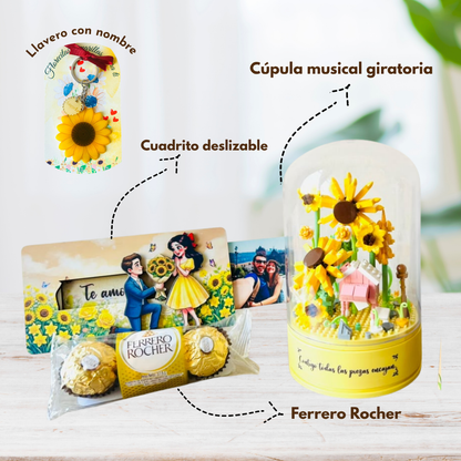 Box Armable Flores Amarillas