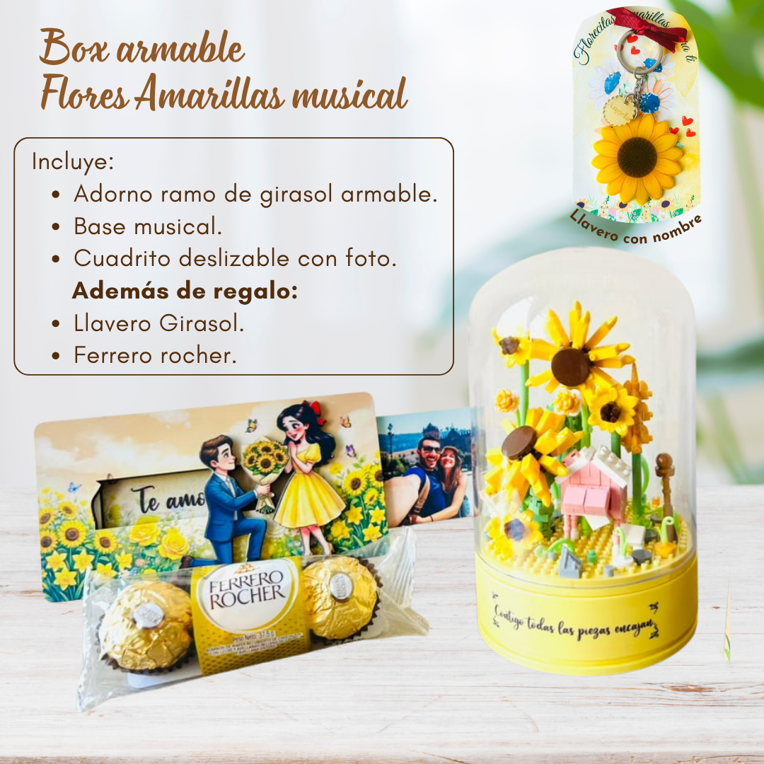 Box Armable Flores Amarillas