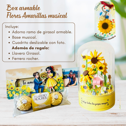 Box Armable Flores Amarillas