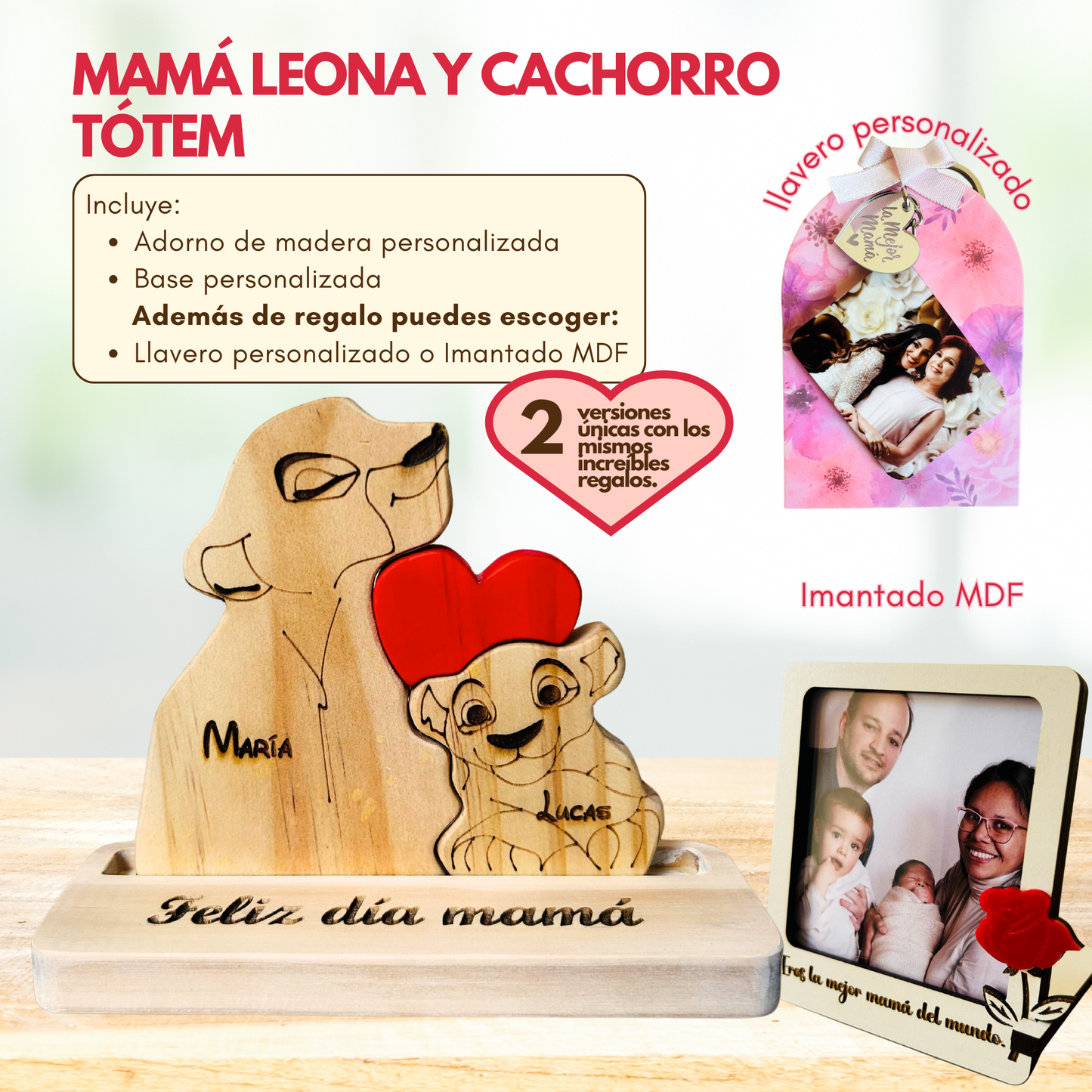 Mamá Leona y Cachorro Versión 1