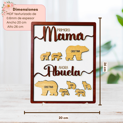 Cuadro "Primero mamá, ahora abuela"