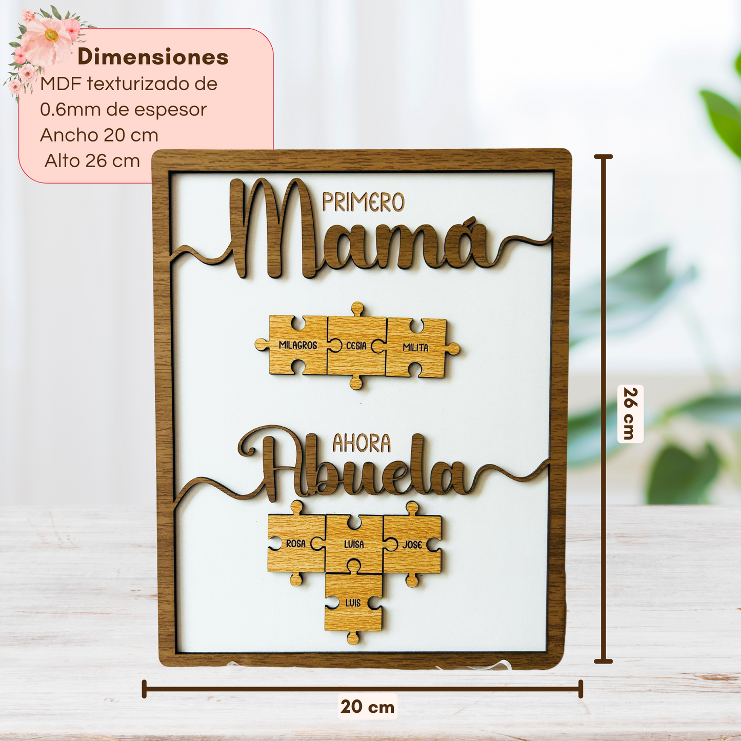 Cuadro "Primero mamá, ahora abuela"