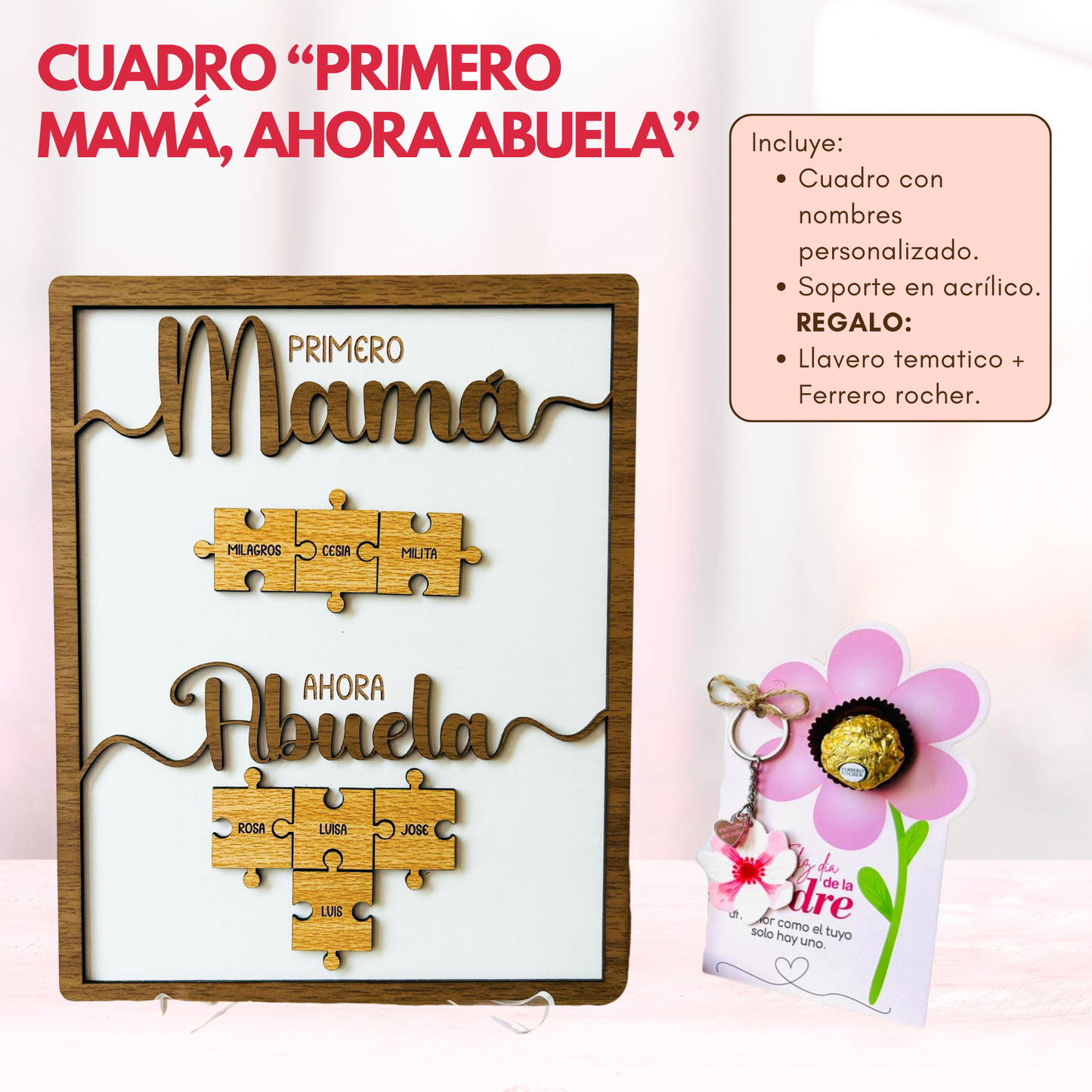 Cuadro "Primero mamá, ahora abuela"