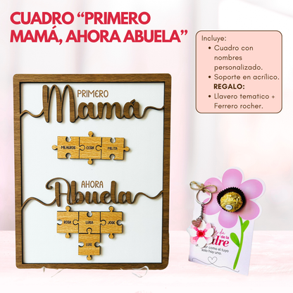 Cuadro "Primero mamá, ahora abuela"