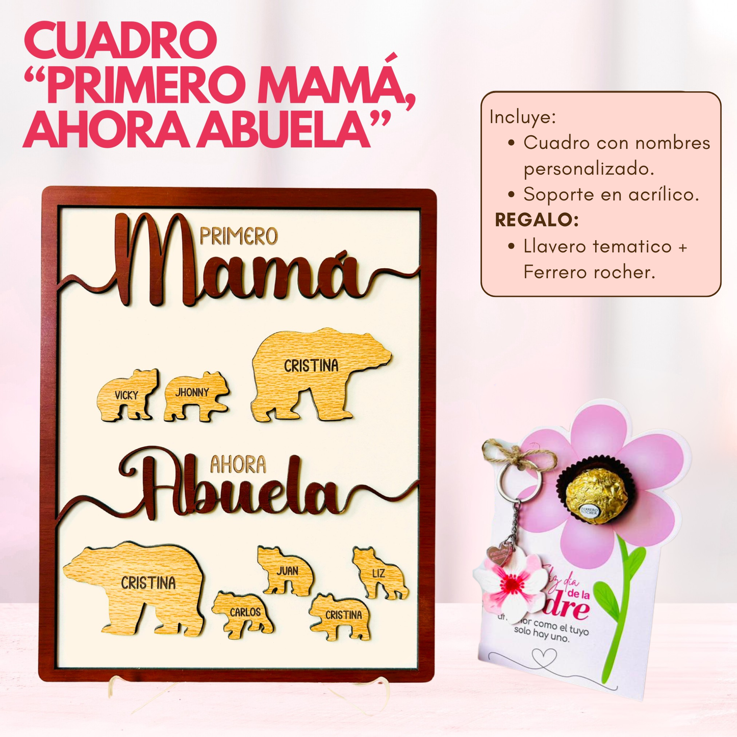 Cuadro "Primero mamá, ahora abuela"