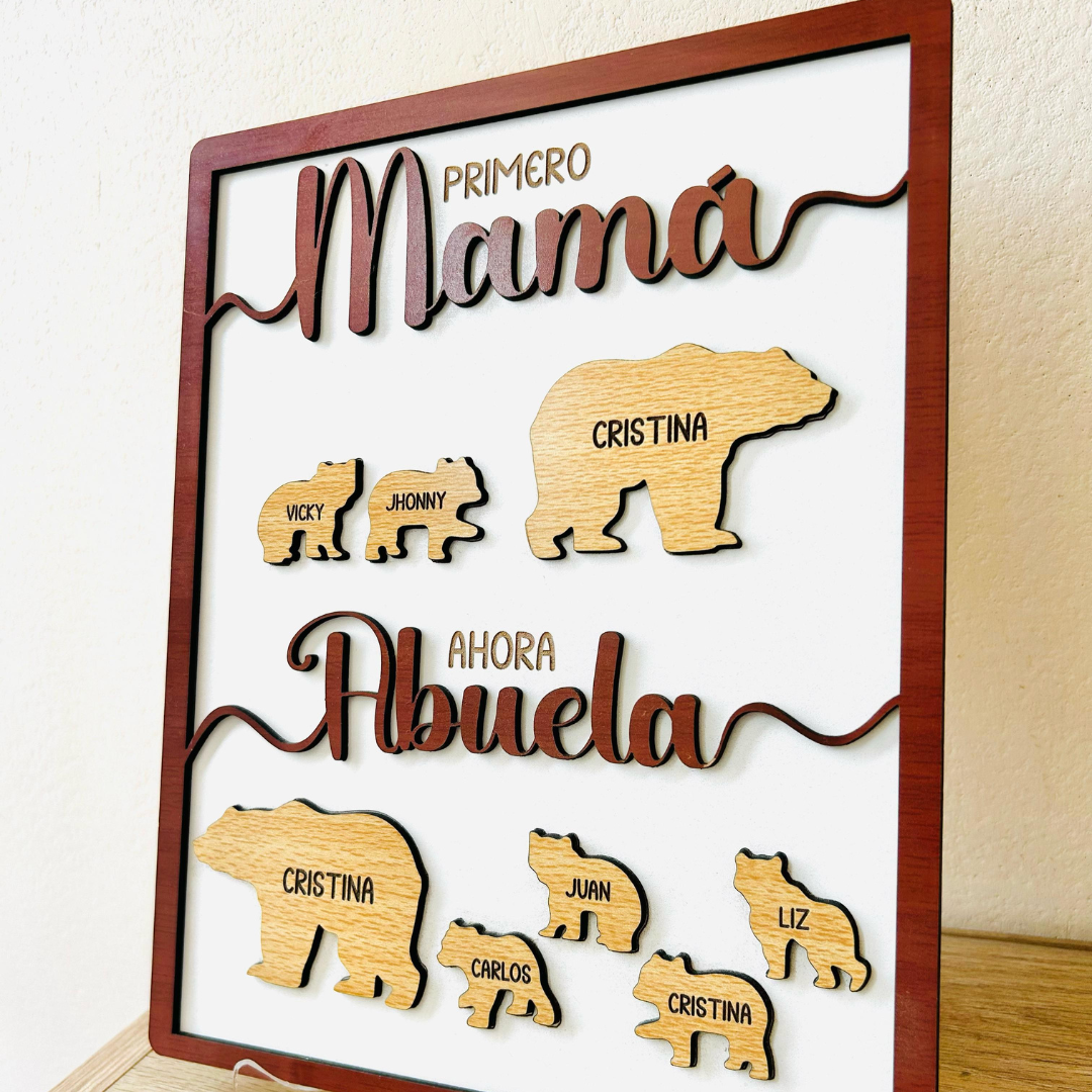 Cuadro "Primero mamá, ahora abuela"