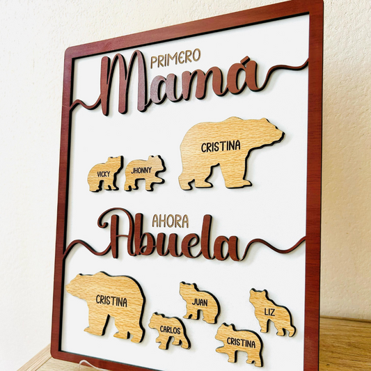 Cuadro "Primero mamá, ahora abuela"