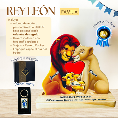 Tótem Familia Simba - Rey León