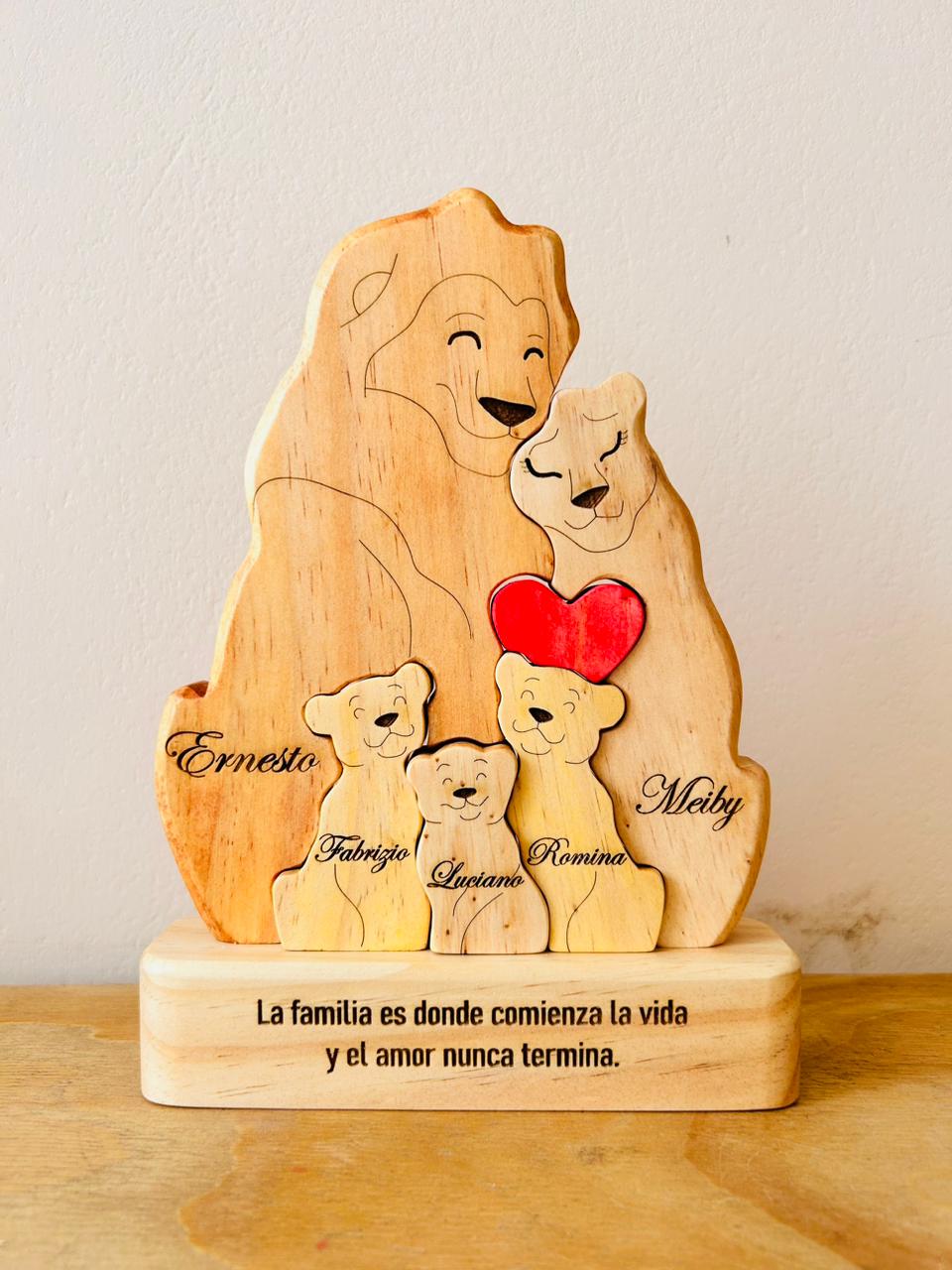 Familia de Leones Otoño