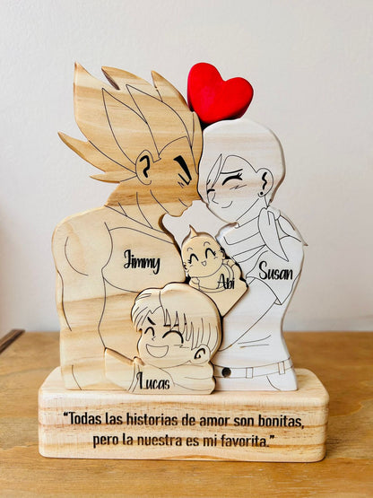 Familia versión DBZ Vegeta