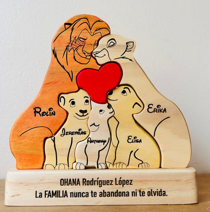 Familia versión El Rey León Slim