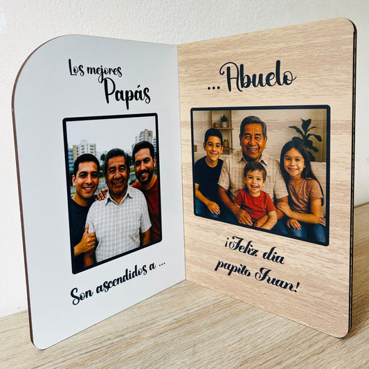 Cuadro Doble Papá Abuelo
