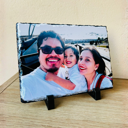 Cuadro de Piedra con foto grabada