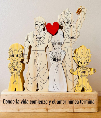 Familia versión DBZ Goku