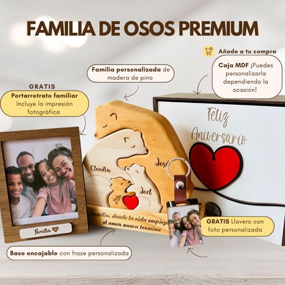Familia de Abrazo Osos