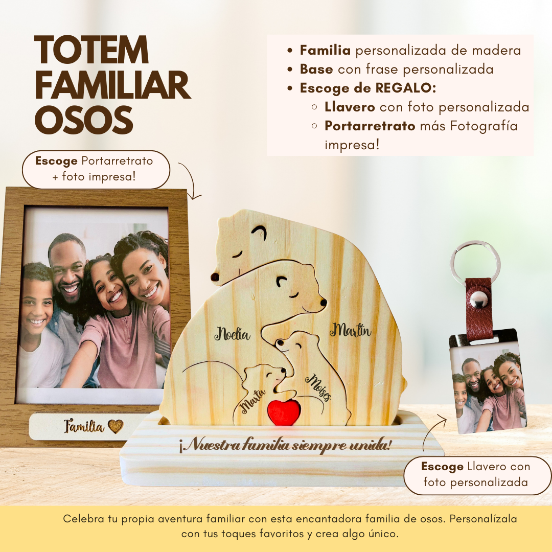 Familia de Abrazo Osos