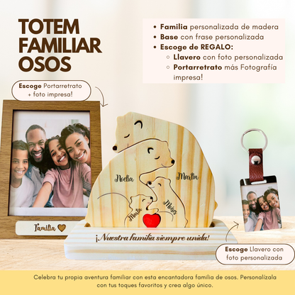 Familia de Abrazo Osos
