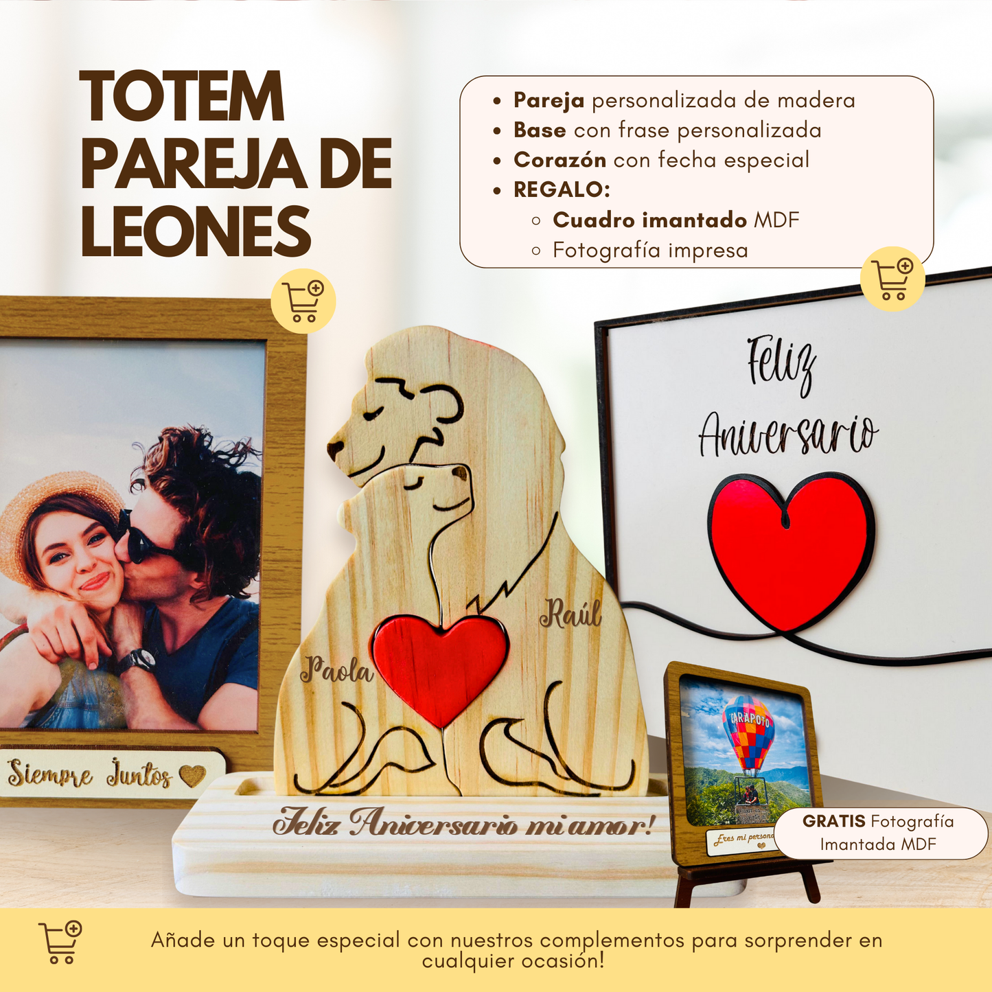 Tótem Parejas Leones