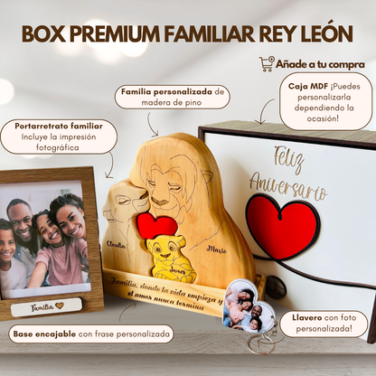 Box Premium Familia Rey León