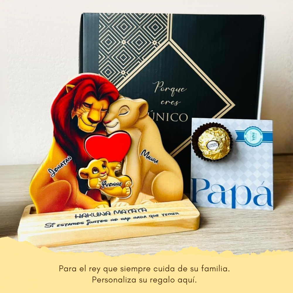Tótem Familia Simba - Rey León