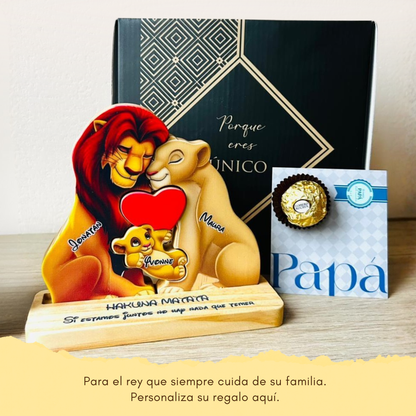 Tótem Familia Simba - Rey León