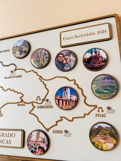 Mapa Viajero Cusco- Recorrido Valle Sagrado