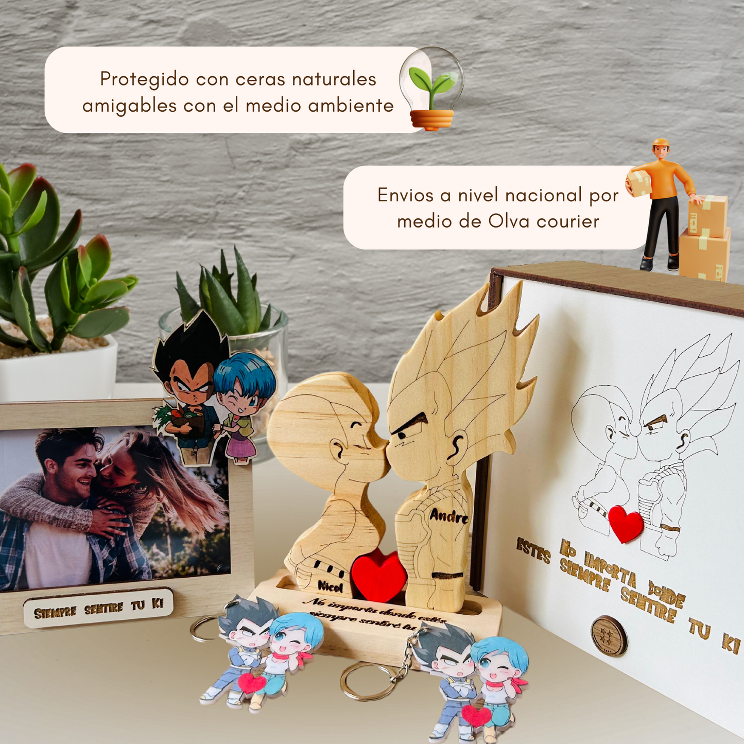 Tótem Pareja Vegeta