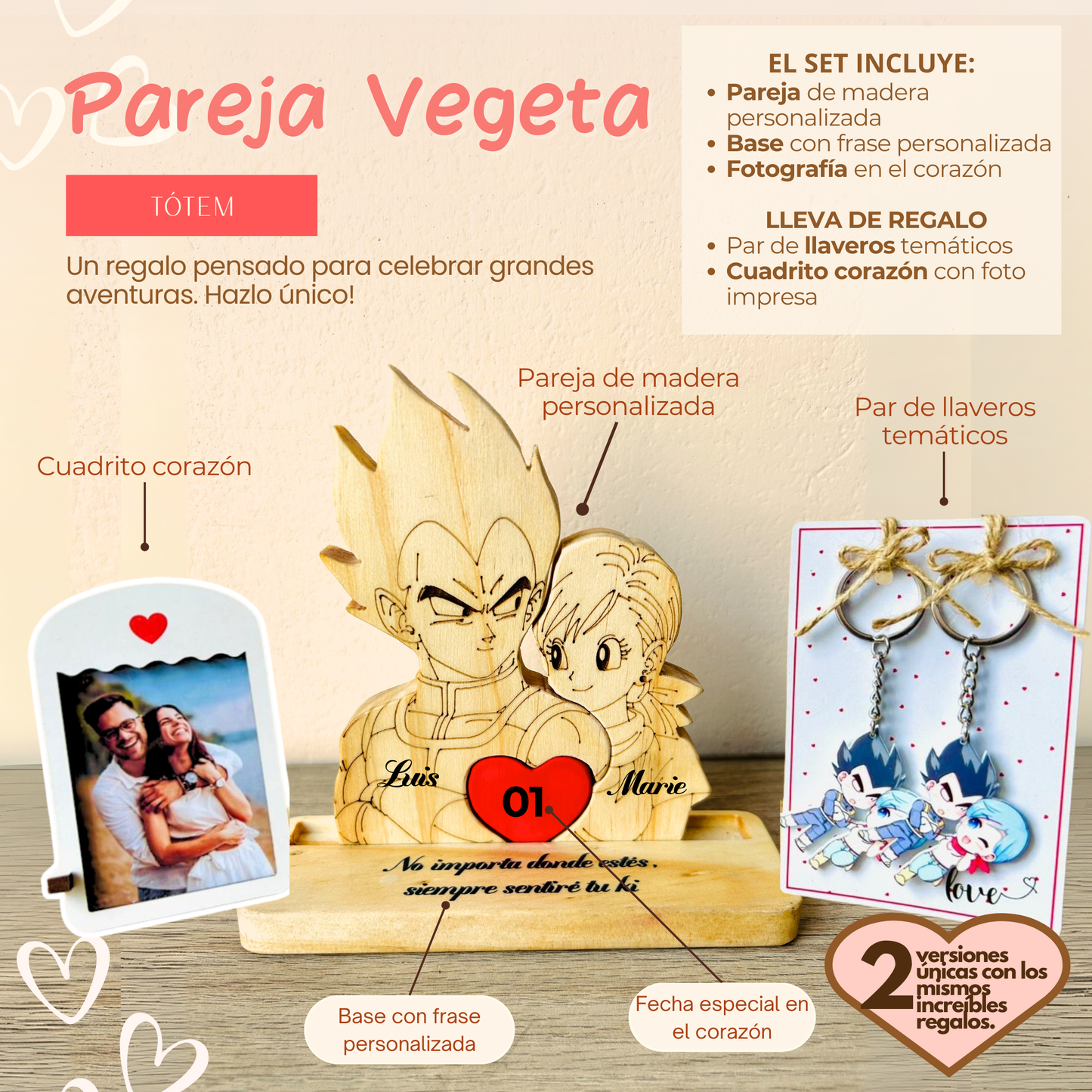 Tótem Pareja Vegeta