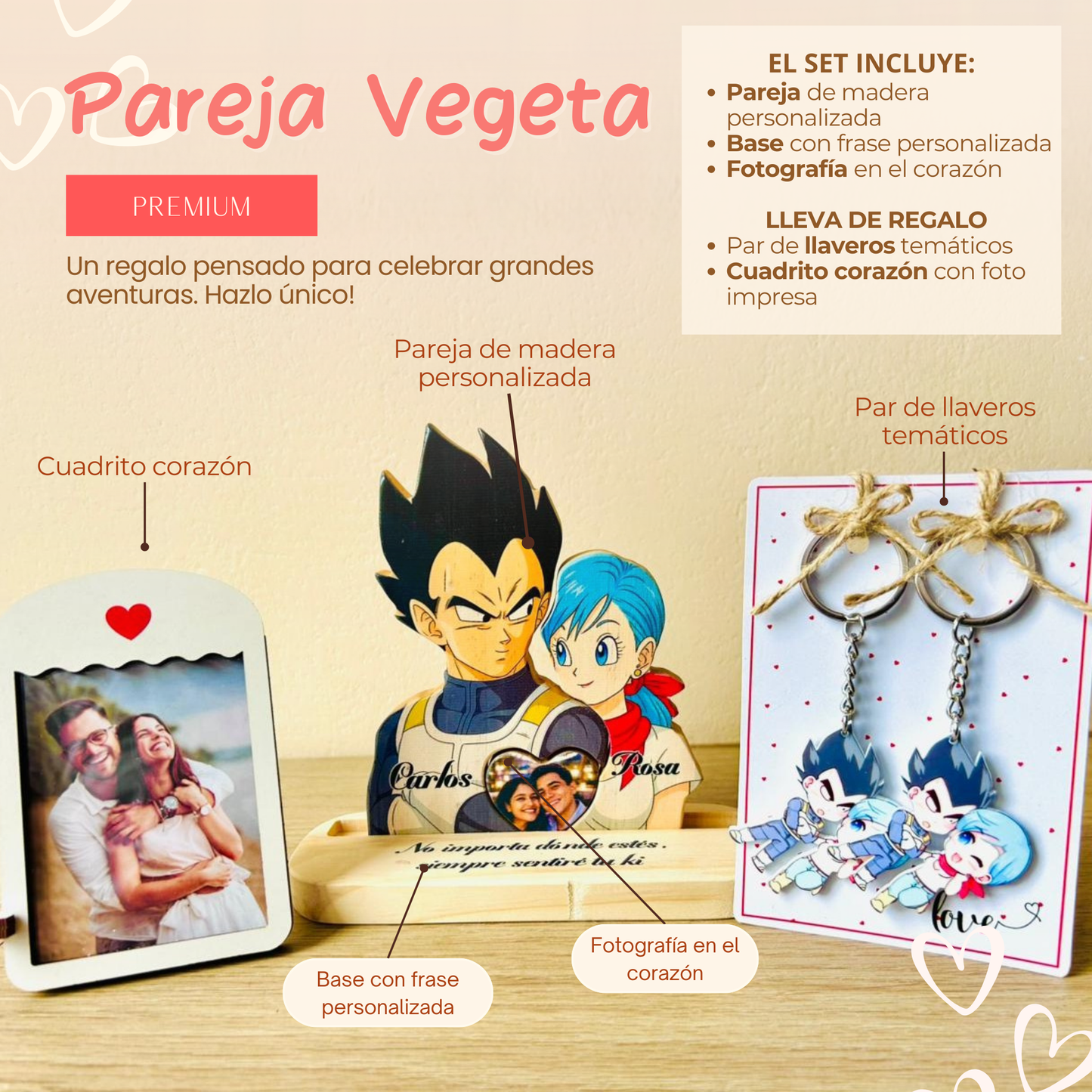 Tótem Pareja Vegeta
