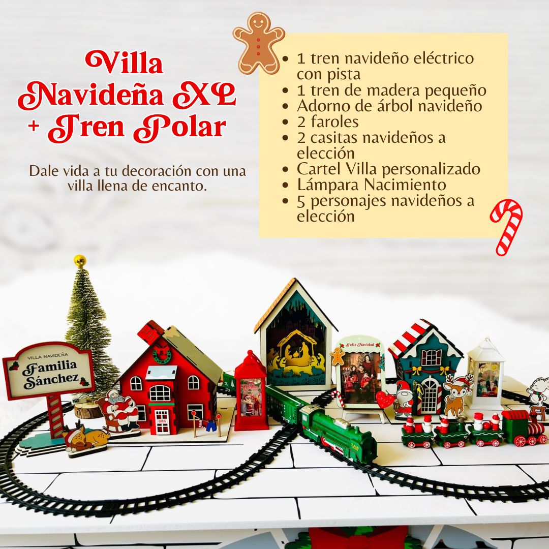 Villa Navideña XL + Tren Polar